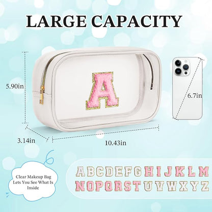 YOOLIFE Initial Make Up Bag Travel Toiletry Bag - Image 4