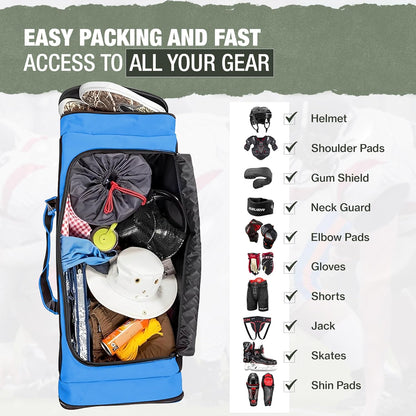 Jetstream Heavy Duty Multi Pocket Durable Sports Gym Equipment Travel Duffel Bag