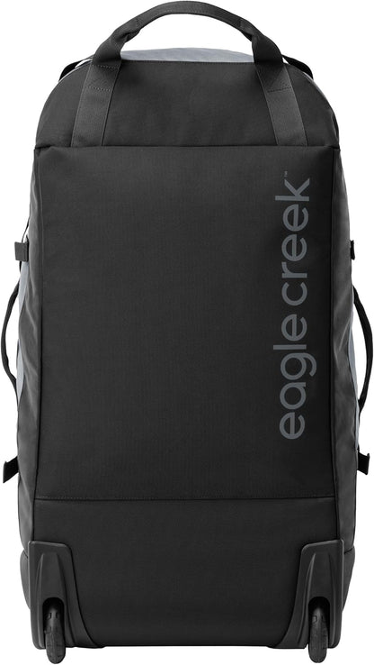 Eagle Creek Cargo Hauler Wheeled Duffel - Durable Duffel Bag for Travel - Easy Access Compartment - Deployable Backpack Straps - Lockable Zipper Opening - Charcoal - 110L