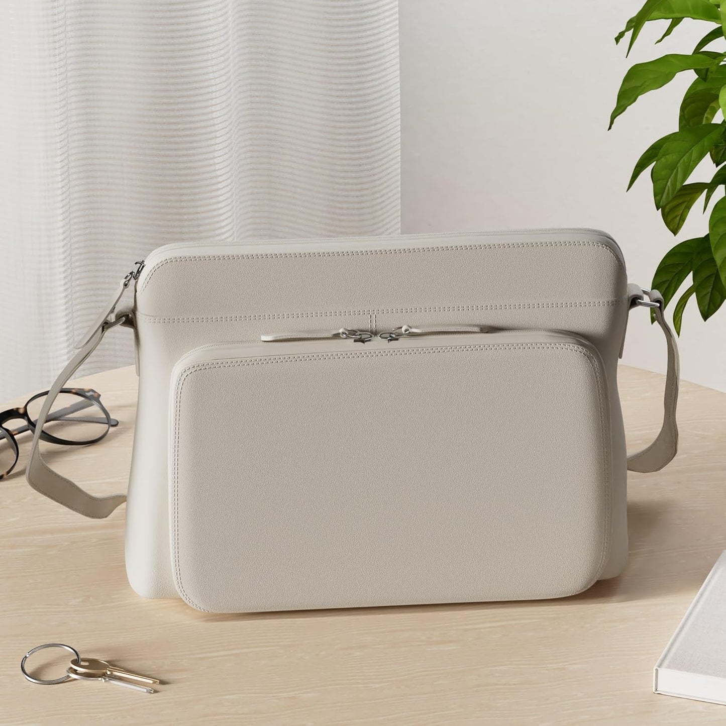 ili New York Genuine Leather Crossbody Bags for Women - Premium RFID Blocking Shoulder Bag Organizer with Adjustable Strap