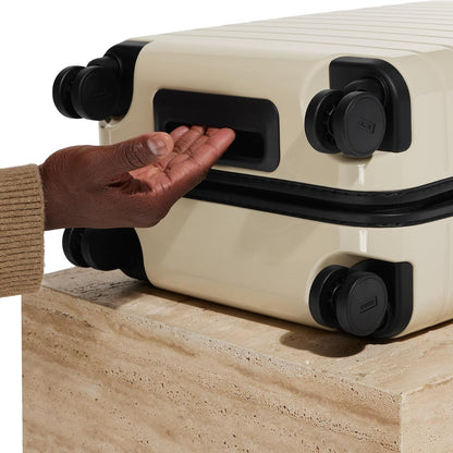 Away Bigger Carry-On Luggage, Lightweight Hardside Large Suitcase with Spinner Wheels, TSA Lock, Airline Approved, Salt White