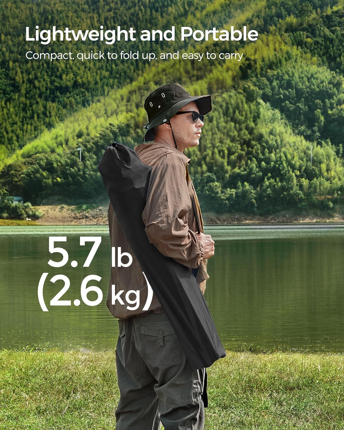 SONGMICS 2 Pack Folding Camping Chairs, Load 330 lb, Cup Holder and High Backrest, Heavy-Duty Structure, for Lawn, Garden, Fishing, Terrace