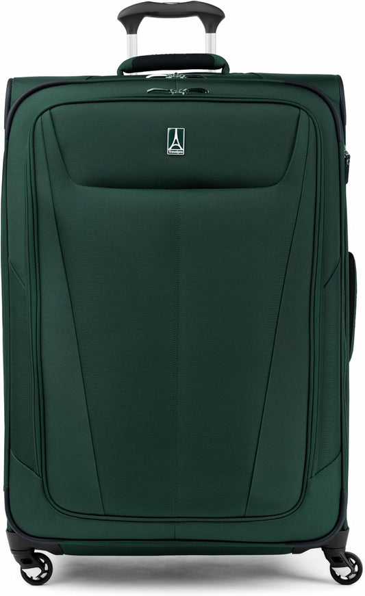 Travelpro Maxlite 5 Softside Expandable Checked Luggage with Spinner Wheels, Lightweight, 29-Inch — Forest Green