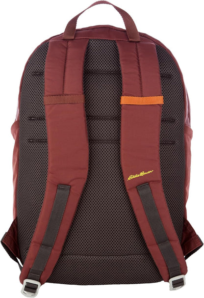 Eddie Bauer 20L Venture Backpack, Hydration and Laptop Compatible Daypack, Redwood/Antique Gold