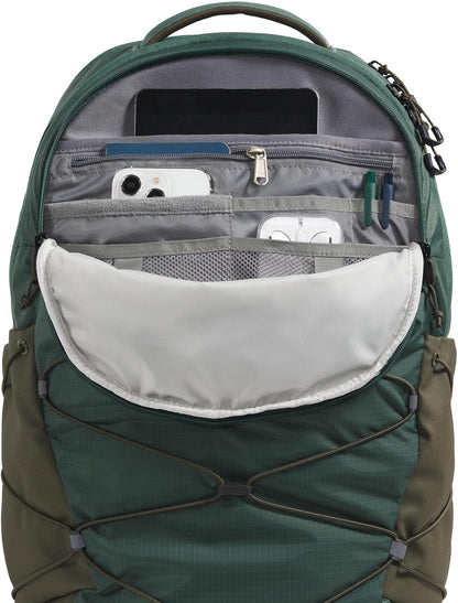 THE NORTH FACE Borealis Commuter Laptop Backpack | Water Repellent Finish, 16" Laptop Sleeve, Large Main Compartment for Everyday Carry, Duck Green/New Taupe Green, One Size