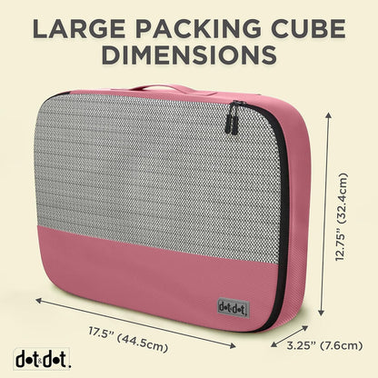 Large Packing Cubes for Suitcases - 5 Pcs set of Packing Cubes for Travel Carry on Suitcase Organizer Bags - Travel Cubes Organizer Bags for Luggage