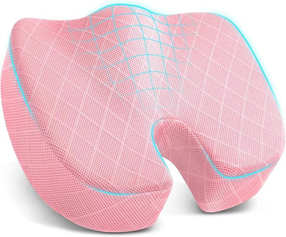 TushGuard Office/Car Seat Cushion, Non-Slip Sciatica & Back Coccyx Tailbone by TushGuard