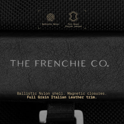 The Frenchie Co. - Work/Travel Speed Backpack - Expandable 23–30 liters - Laptop compartment with anti-theft magnetic closure - Ballistic nylon durable commuter pack