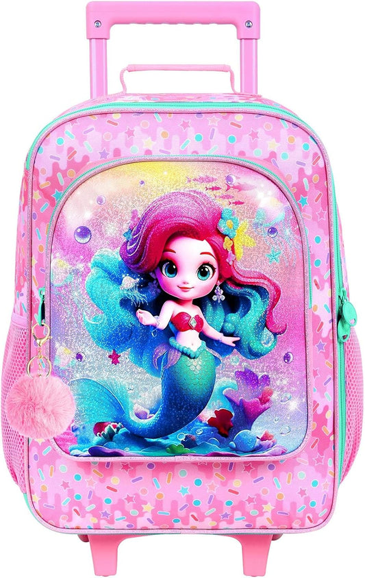 Kids Luggage for Boys Girls, Toddler Rolling Travel Carry on Suitcase with Wheels