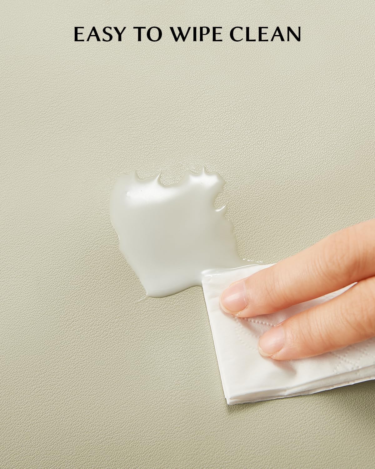 EACHY Toiletry Bag with Hanging Hook, Travel Makeup Bag PU Leather Cosmetic Bags for Women Make Up Organizer with 4 Compartments Waterproof Full-Size Portable Travel Essentials (Fog Green，Pro)