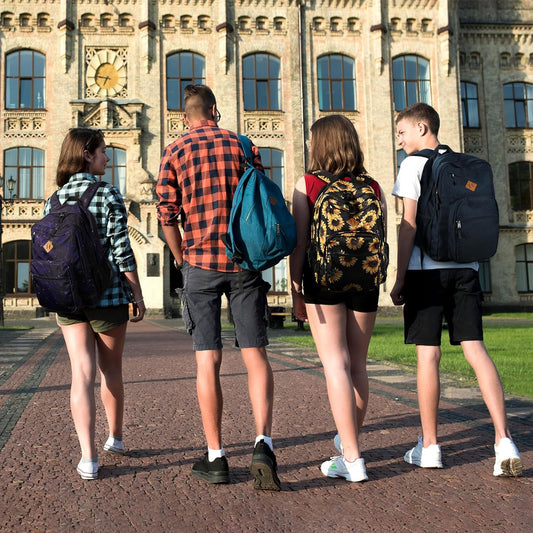 ZORFIN 26L Backpack for College, and Travel: Water Resistant Bookbag - Night Sky