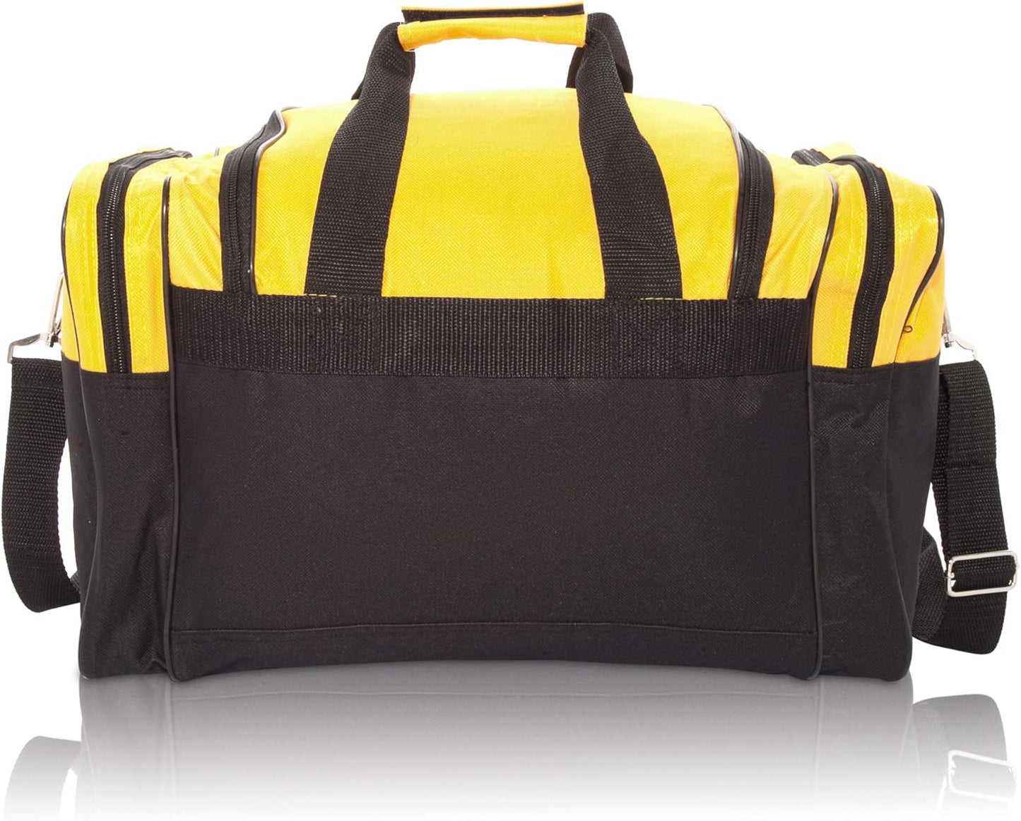 DALIX 17" Blank Duffle Bag Duffel Bag Travel Size Sports Durable Gym Bag