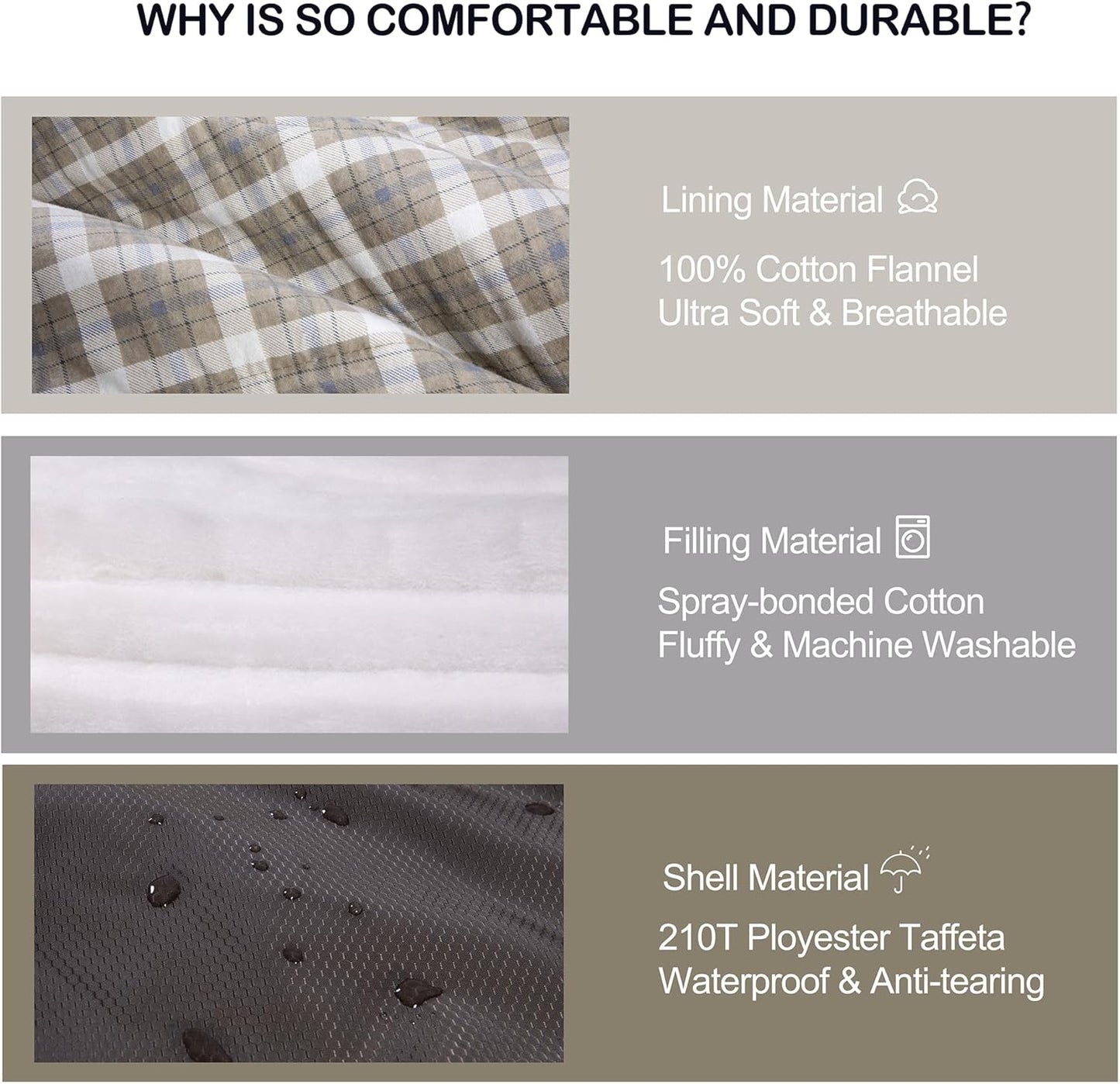 0 Degree Sleeping Bag 100% Cotton Flannel XXL for Adults Big and Tall Cold Weather Winter Zero Degree Camping,Free Compression Sack