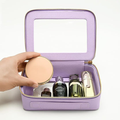 Aveniee Clear Makeup Bag Organizer, Travel Toiletry Bag Cosmetic Case - Image 2