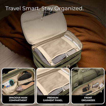 Briggs & Riley Travel Duffel Bag - Weekender & Overnight Luggage for Women & Men, Softside Bag