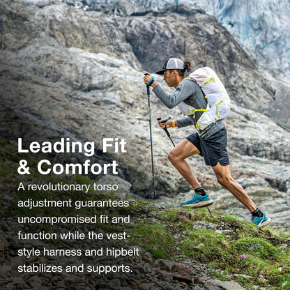 Osprey Talon Velocity 30L Men's Hiking Backpack, Dark Charcoal/Tumbleweed, S/M