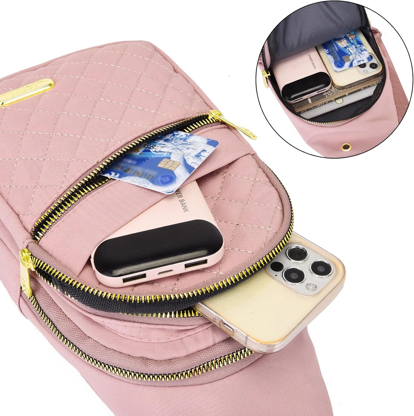 Small Sling Bag For Women Men Casual Crossbody Sling Backpack