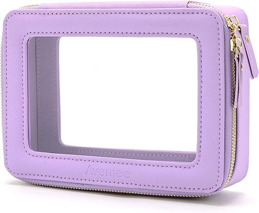 Aveniee Clear Makeup Bag Organizer, Travel Toiletry Bag Cosmetic Case by Aveniee