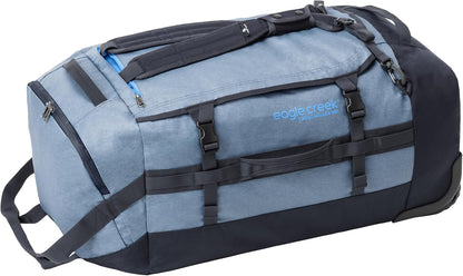 Eagle Creek Cargo Hauler Wheeled Duffel - Durable Duffel Bag for Travel - Easy Access Compartment - Deployable Backpack Straps - Lockable Zipper Opening - Iron Orange - 110L