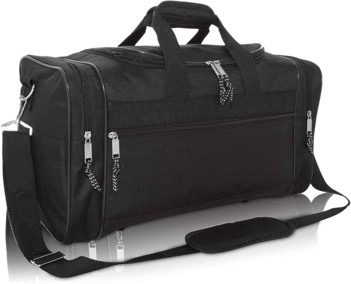 DALIX 17" Blank Duffle Bag Duffel Bag Travel Size Sports Durable Gym Bag