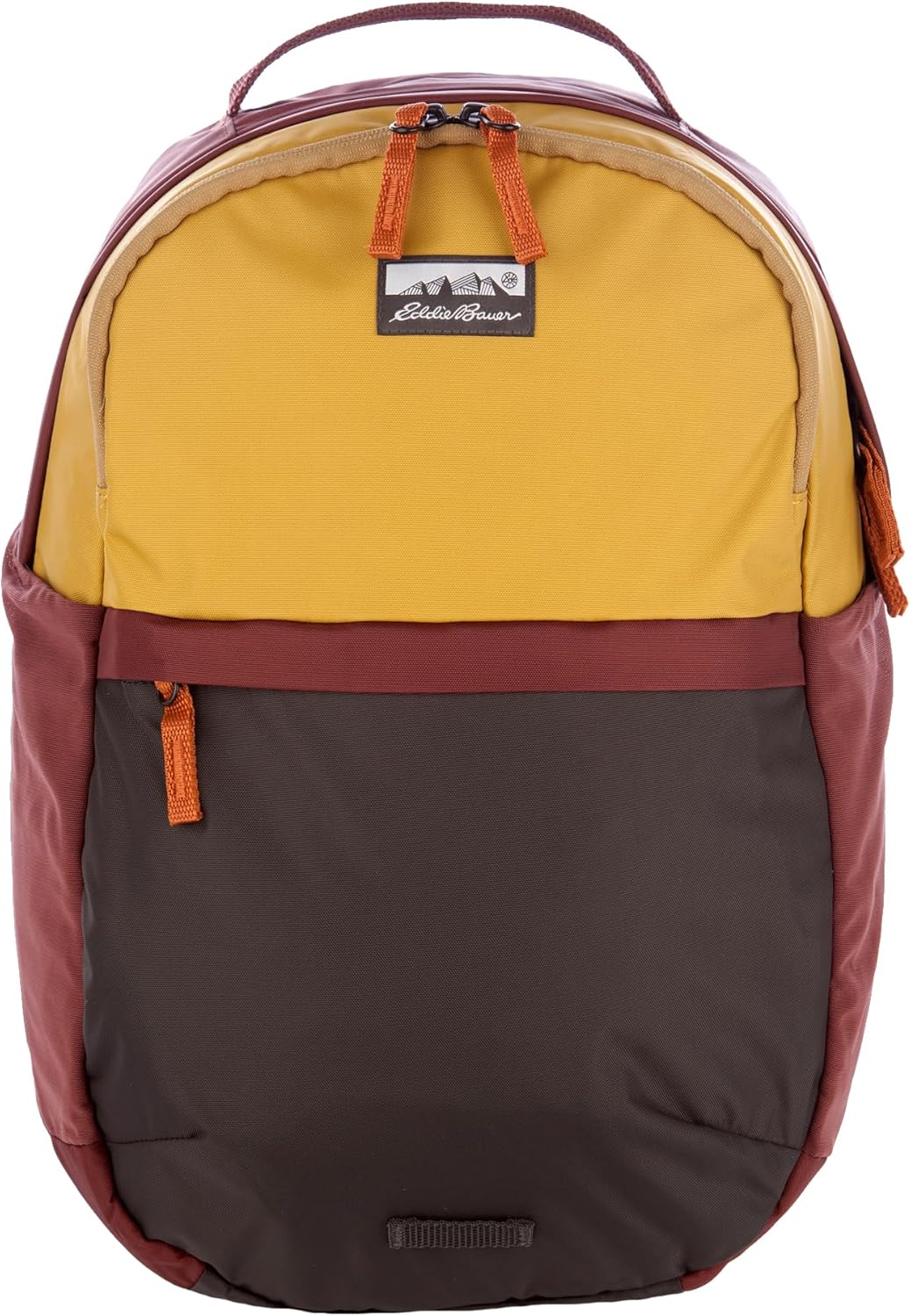 Eddie Bauer 26L Venture Backpack, Hydration and Laptop Compatible Daypack, Redwood and Antique Gold
