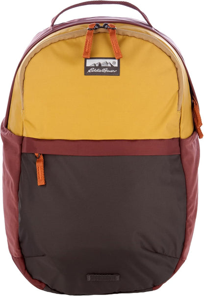 Eddie Bauer 26L Venture Backpack, Hydration and Laptop Compatible Daypack, Redwood and Antique Gold