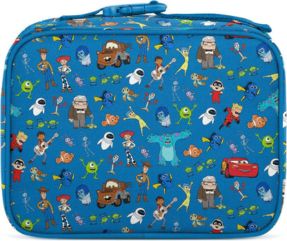 Simple Modern Disney Pixar Kids Lunch Box for School | Reusable Insulated Lunch Bag for Toddler, Girl, and Boy | Exterior & Interior Pockets | Hadley Collection | Pixar Mashup on Blue
