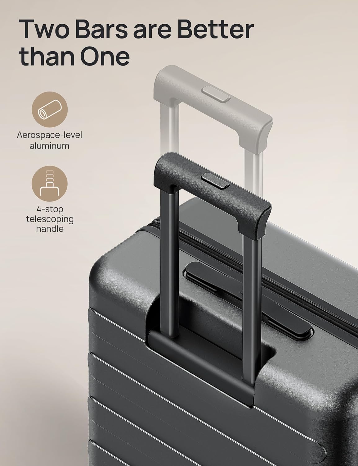 Carry on Luggage 22 X 14 X 9 Airline Approved, 20 Inch Luggage for 3-5 Days Travel, Double Spinner Wheels, 100% Hardshell PC, TSA Lock (00-Black (Expandable), Set 3PCS (20-Inch/24-Inch/28-Inch))