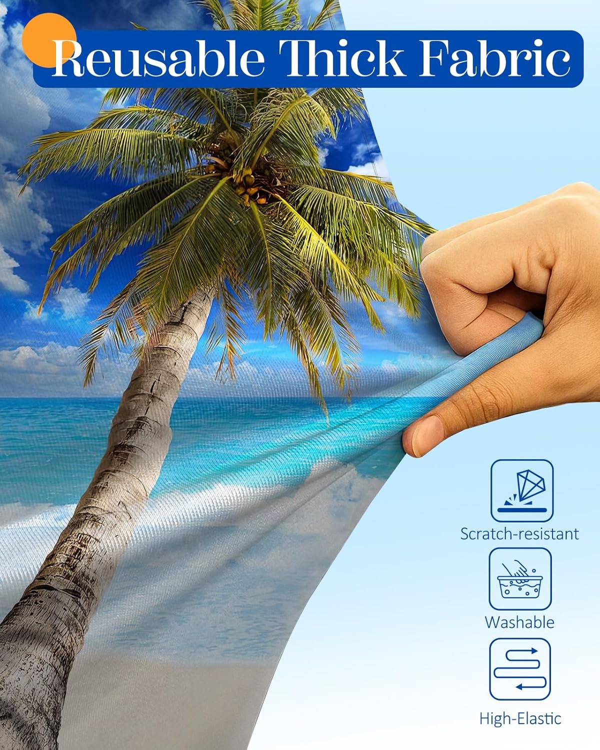 Slohif Luggage Cover for Suitcase Tsa Approved Protector - Luggage Sleeve Large Suit Case Cover Travel Stretch Baggage Case Protective Washable Fit 18-20 Inch Hawaii XS