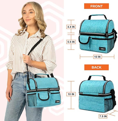 OPUX Lunch Box for Men, Adult Lunch Box Cooler, Insulated Lunch Bag Women - Image 3