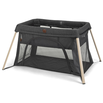Maxi-Cosi Calao Travel Playard, Infant Bassinet, Toddler Playpen, Portable, Lightweight, Foldable, Easy Setup, with Carry Bag, Breathable Mesh, Classic Graphite
