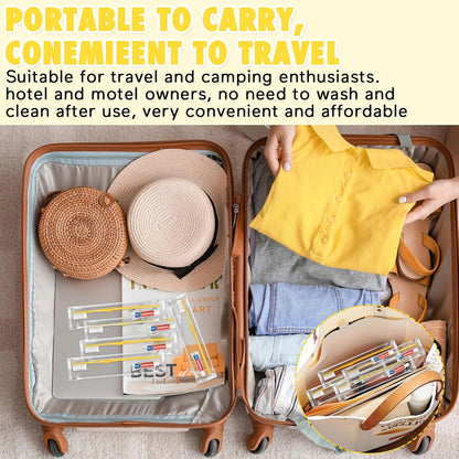 HOFASON Disposable Toothbrushes with Toothpaste Pack of 300, Yellow Hollow Travel Toothbrush Set with 5g Toothpaste Individually Wrapped Toothpaste Bulk for Homeless, Nursing Home, Shelter, Hotel