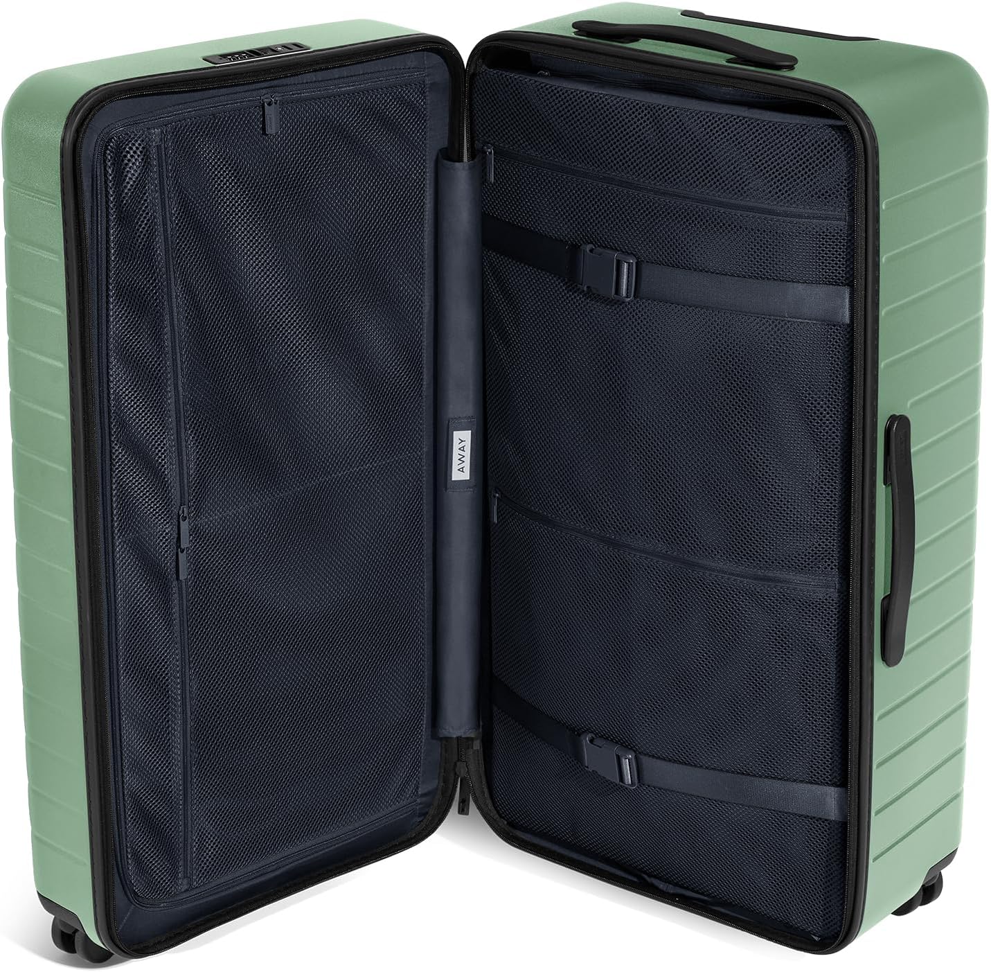 Away Large Trunk Luggage, 31 Inch Hardside Suitcase with Spinner Wheels, Lightweight & Durable, TSA Lock, Ideal for Long Trips, Sea Green