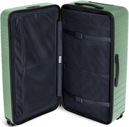 Away Large Trunk Luggage, 31 Inch Hardside Suitcase with Spinner Wheels, Lightweight & Durable, TSA Lock, Ideal for Long Trips, Sea Green