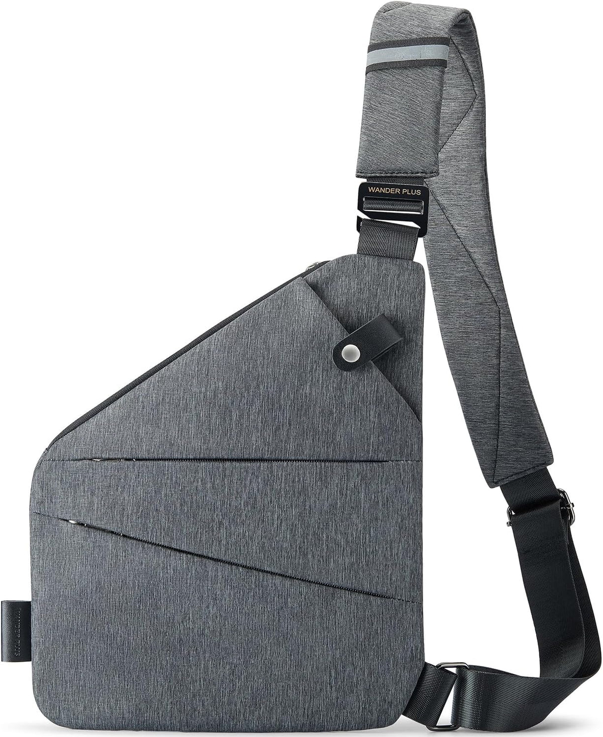WANDER PLUS® Anti Theft Crossbody Travel Bag for Women Men, Multi-Pocket Crossbody Bag, Slim Sling Bag with Adjustable Strap