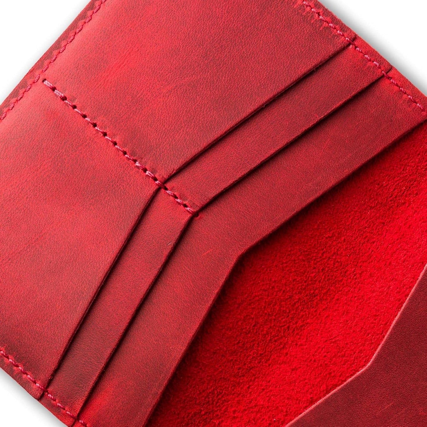 PEGAI Standard Full Grain Crazy Horse Leather Passport Holder | Custom Travel Passport Cover & Organizer | Handcrafted Leather Passport Wallet for Men and Women | Pike (Rose)