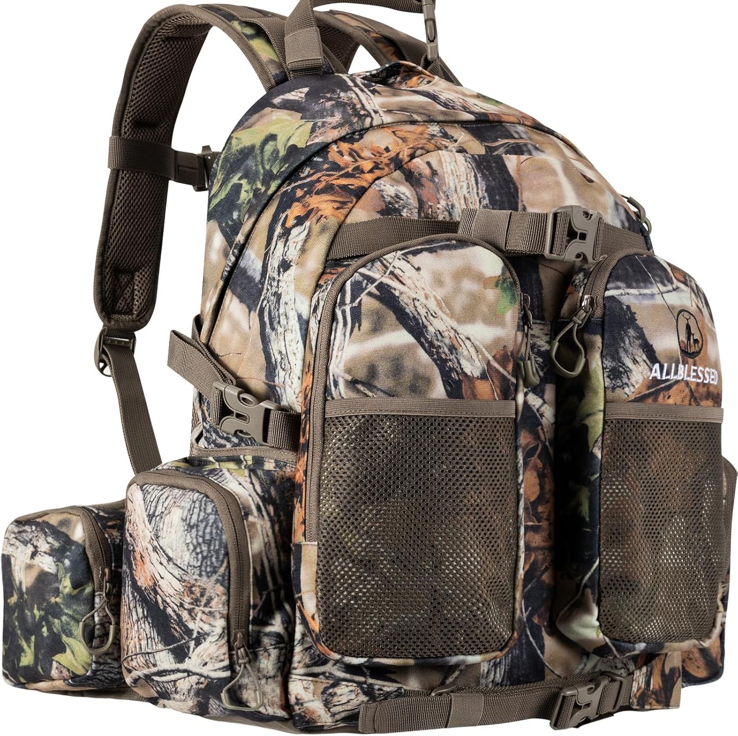 hunting backpack for men Waterproof Camo Pack Hunting gifts for men gear Hunting Day Pack-BlessedBark-35L