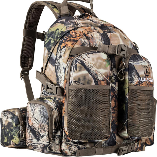 hunting backpack for men Waterproof Camo Pack Hunting gifts for men gear Hunting Day Pack-BlessedBark-35L