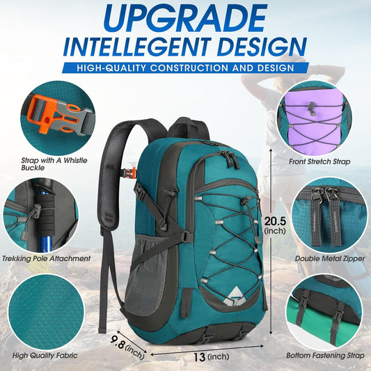 IGOLUMON Hiking Backpack 40L Packable Lightweight Camping Backpack Men Women Waterproof Hiking Daypack Outdoor Travel Daypack