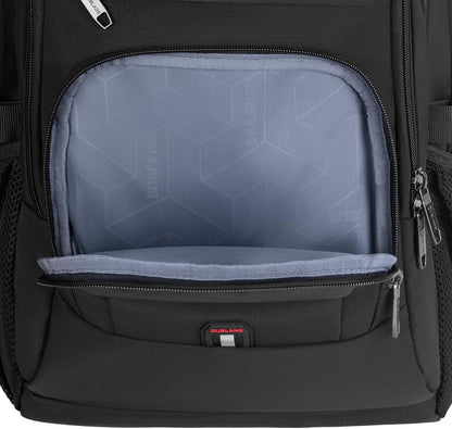 DUSLANG 17 Inch Laptop Backpack for Travel Water Resistant College Backpack for Men Women Laptop Bag with USB Charging Port,Black