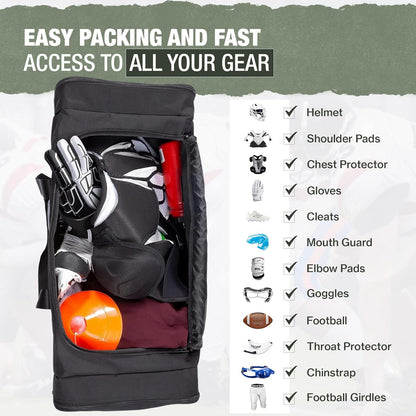 Jetstream Heavy Duty Multi Pocket Durable Sports Gym Equipment Travel Duffel Bag