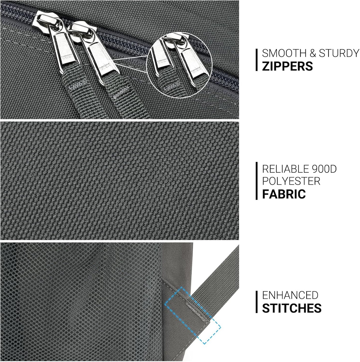 ZORFIN 26L Backpack for College, and Travel: Water Resistant Bookbag - Forge Grey