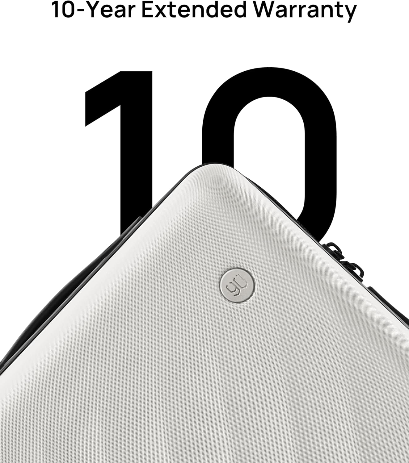 Trunk Luggage 22 Inch, Small Checked Luggage with Double Spinner Wheels, Anti-Burst Zipper, Hard Case PC Suitcase, Lightweight Travel Luggage, TSA Approved (Pearl White, Hudson)