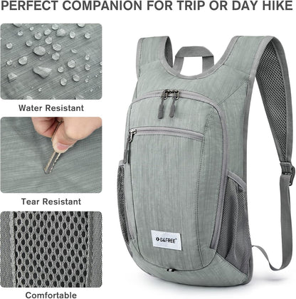 G4Free 10L/15L Hiking Backpack Lightweight Packable Hiking Daypack Small Travel Outdoor Foldable Shoulder Bag