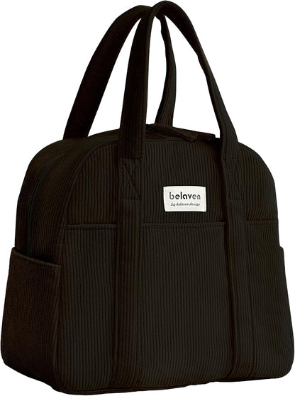 Insulated Lunch Bag for Women, 6-Hour Cold Retention Cooler Tote by belaven
