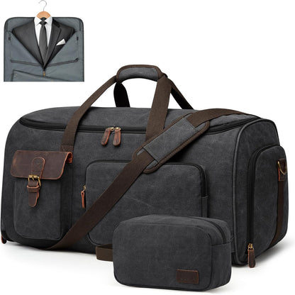 S-ZONE Garment Bags for Travel Convertible Garment Duffle Bags for Travel Suit Carry on Luggage for Men Hanging Suitcase