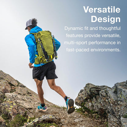 Osprey Talon Velocity 30L Men's Hiking Backpack, Matcha Green/Lemongrass, S/M