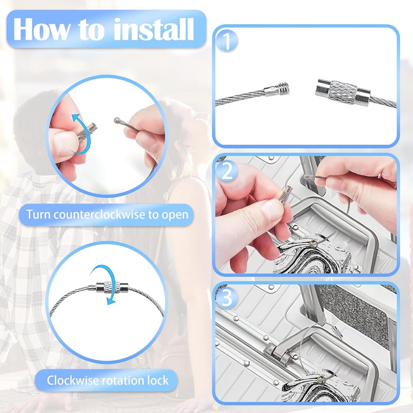 Set of 2 Topographic, Gold Contour Map Luggage Tags for Suitcases, Leather Suitcase Tag Name Identifiers Labels for Travel Bag Baggage Backpack