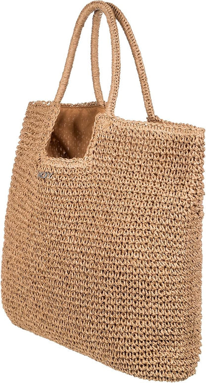 Roxy Women's Beach Tote Bag | Travel | Vacation | Straw | Lightweight | - Image 4