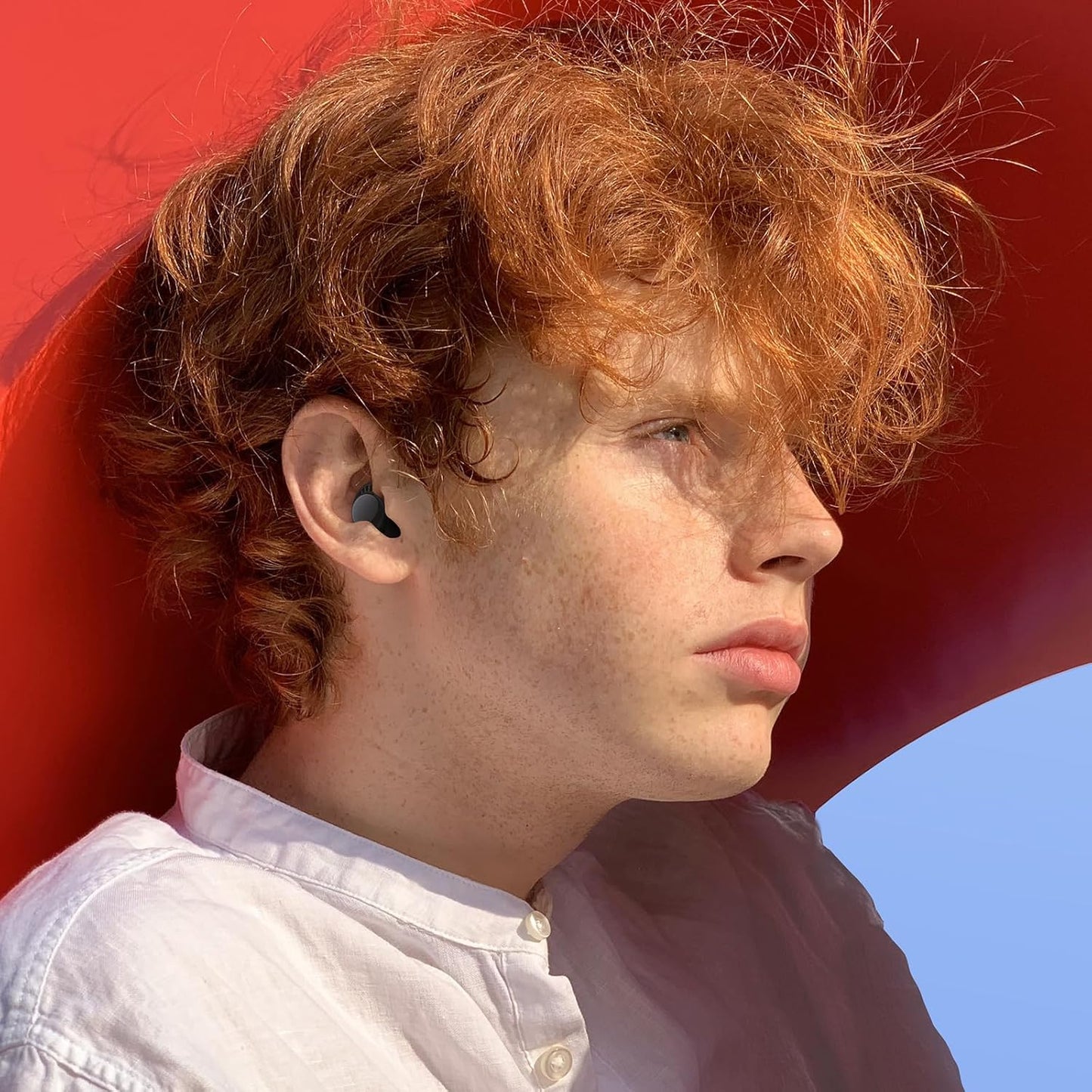 45dB Earplugs for Sleeping,Noise Cancelling Ear Plugs with 8 Pairs Ear Tips, Reusable Hearing Protection Noise Reduction Earplugs Suitable for Concerts,Travel,Work Fit Black